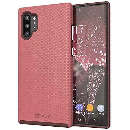 Crave Note 10+ Case, Dual Guard Protection Series Case for Samsung Galaxy Note 10 Plus - Berry - color: Berry