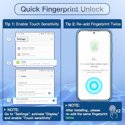 JETech Privacy Screen Protector for Samsung Galaxy S25 Plus, 2-Pack - size: Galaxy S25 Plus