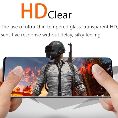 2+2 Pack Samsung Galaxy S20 Plus Screen Protector with Camera Lens Protector, [9H Tempered Glass] [Fingerprint Unlock Support] [3D Curved] Glass Screen Protector for S20 Plus (6.7") - size: (2+2)-Samsung Galaxy S20 Plus