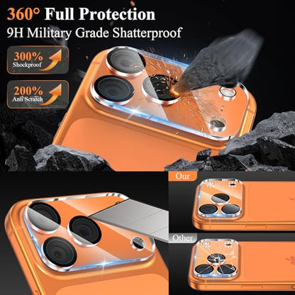 4 Pack Camera Lens Screen Protector Compatible with iPhone 17 Pro Max - size: 17 Pro Max
