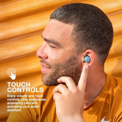 JLab Go Air Pop+ Earbuds, Dual Connect, EQ3 Sound, Slate - color: Slate, style: Matte