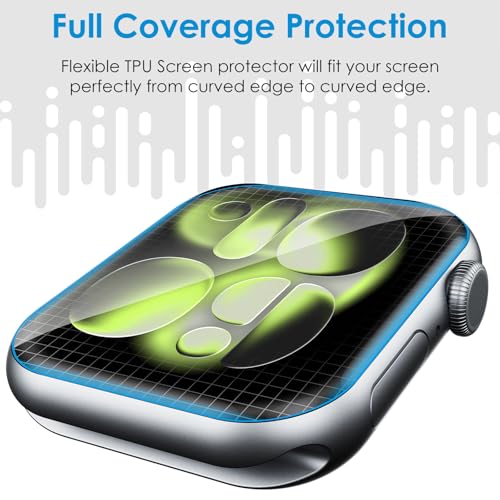 UniqueMe 8 Pack for Apple Watch Series 11/10 46mm Screen Protector - size: Series 10 46mm