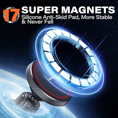 APPS2Car for MagSafe Car Mount, Magnetic Phone Holder for Car Air Vent - color: Magsafe 1-Pack