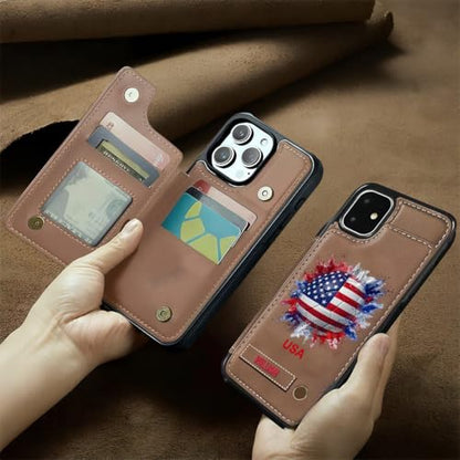 Personalized Soccer Water Phone Case - Country Flags Gift For Soccer Lovers Boys Girls Custom Name Protective Cover Sport Fanatic Team Player Tournament Coach Birthday Present Durable Smartphone Shell
