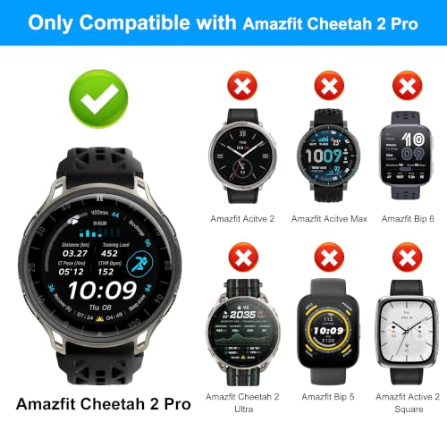 8 Pack Screen Protector for Amazfit Cheetah 2 Pro, Soft TPU Self-Healing Bubble Free Anti-Scratch HD Clear Touch Sensitive Protective Film Compatible with Amazfit Cheetah 2 Pro - size: For Cheetah 2 Pro