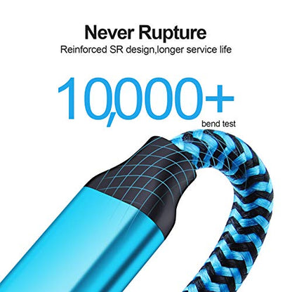 USB C Cable 3FT for Samsung Galaxy S26 S25 Ultra S24 A17 A56 A36 A16 A15 - color: white,rose-red,blue,green,purple