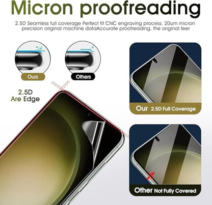 3 Pack for Samsung Galaxy S25 Screen Protector Flexible Soft - size: Samsung Galaxy S25
