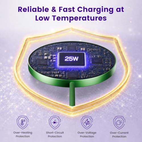 MagSafe 25W Wireless Charger for Apple Magnetic Fast Charging Pad - color: Dark Green