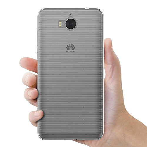 MaiJin Case for Huawei Y5 2017 / Huawei Y6 2017 (5 inch) Soft TPU Rubber Gel Bumper Transparent Back Cover