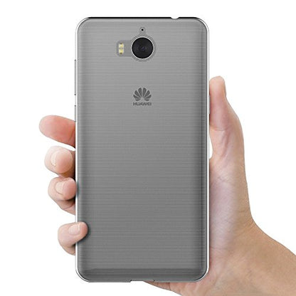 MaiJin Case for Huawei Y5 2017 / Huawei Y6 2017 (5 inch) Soft TPU Rubber Gel Bumper Transparent Back Cover