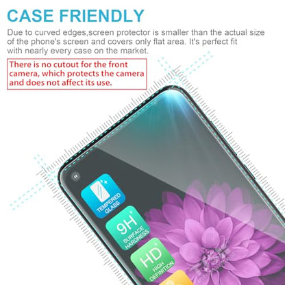 TJS for Cricket Icon Plus 2026 Phone Case, AT&T Verge 2 5G Case (Red) | with Tempered Glass Screen Protector, Premium Tough Lined Design Hybrid Shockproof Heavy Duty Phone Case Cover - color: Red