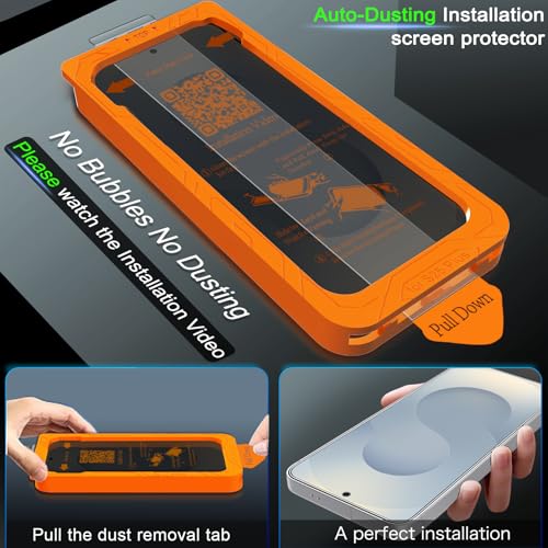 IMBZBK Screen Protector for Samsung Galaxy S25 Plus, 3+3 Pack - color: S25 Plus-Transparent