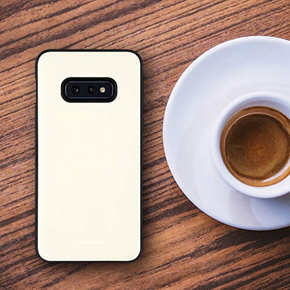 GOOSPERY Magnetic Door Bumper Compatible with Galaxy S10e, Card Holder Wallet Case Easy Magnet Auto Closing Protective Dual Layer Sturdy Phone Back Cover - White - color: White, size: Galaxy S10E