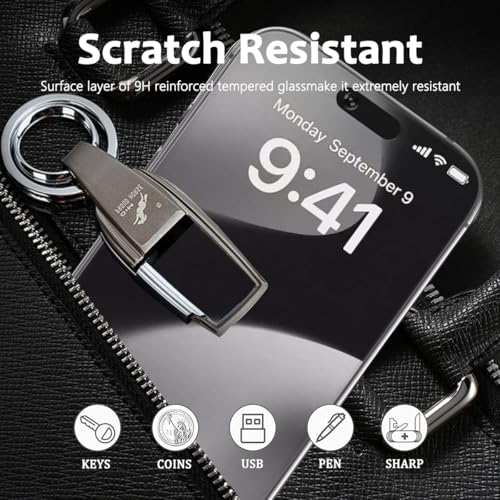 2 Pack for iPhone 17 Pro Max Privacy Screen Protector. Anti Scratch, Self-Healing, Anti Spy Flexible TPU Film NOT Tempered Glass for iPhone 17 Pro Max
