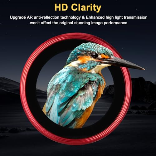Camera Lens Protector for Samsung Galaxy S26 Ultra, Red - color: Red