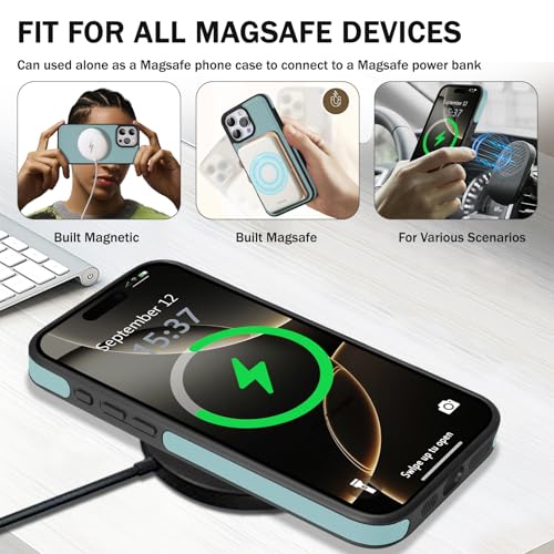 for iPhone 16 pro max Wallet Case, 2-in-1 Detachable Phone Case, Card Holder RFID Blocking, Fashionable Faux Leather Card Slot & Folding Design (Blue 6.9'') - color: Blue, size: iPhone 16promax