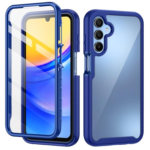 seacosmo Designed for Galaxy A15 5G Phone Case, Full Body Shockproof Cover, with Built-in Screen Protector Slim Fit Protective Case for Samsung Galaxy A15, Blue - color: Blue, size: Galaxy A15