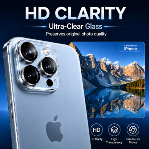 Camera Lens Protector for iPhone 13 Pro Max/iPhone 13 Pro- 3 Pack - size: iPhone 13 Pro Max/13 Pro
