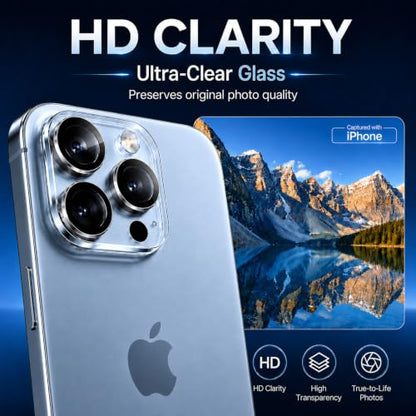 Camera Lens Protector for iPhone 13 Pro Max/iPhone 13 Pro- 3 Pack - size: iPhone 13 Pro Max/13 Pro