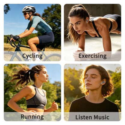 IPX7 Wireless Earbuds for Sport Bluetooth Earbuds with Bass Stereo for boy