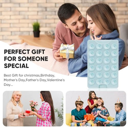 Suction Phone Card Holder Adhesive Mount,Up to 3 Cards,Baby Blue - color: Baby Blue
