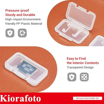 18PCS Multi-Color Clear Plastic MicroSD Card Holder Case for 18 TF Cards - color: for 18 Micro SD（Clear）
