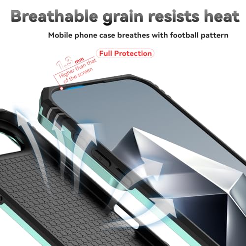 for iPhone Air Case, with Slide Camera Cover HD Screen Protector [Military Grade 16ft. Drop Tested] Ring Holder Kickstand Protective Phone Case for Apple iPhone Air 2025, Dark Green - color: Dark Green w/ Slide Camera 2nd gen. Military Grade