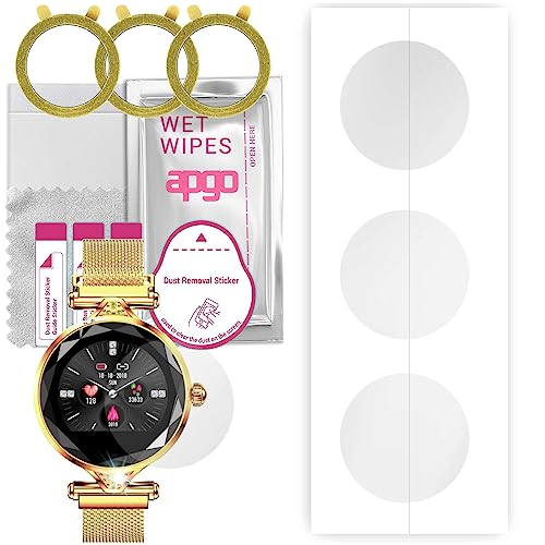 apgo 3x Hydrogel Ultra-Clear Screen Protector for Manta SWT04BP, Hydrogel Film, Flexible, Soft TPU with positioning layer easy installation
