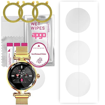apgo 3x Hydrogel Ultra-Clear Screen Protector for Manta SWT04BP, Hydrogel Film, Flexible, Soft TPU with positioning layer easy installation