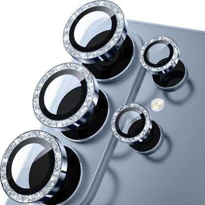 WSKEN for Samsung Galaxy S26 Ultra Camera Lens Protector - Ultra Thin - color: Glitter Blue