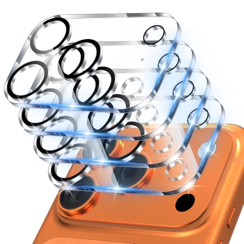 4 Pack Camera Lens Screen Protector Compatible with iPhone 17 Pro - size: 17 Pro