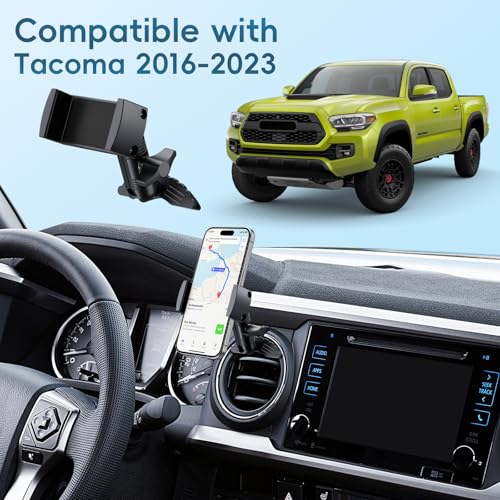 Metal Vent Phone Mount Compatible with Toyota Tacoma 2016-2023 Tundra - style: Universal Mount