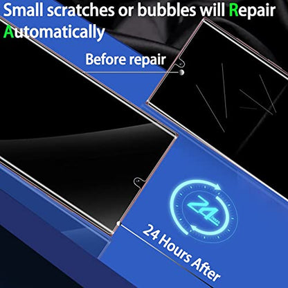 IMBZBK for Samsung Galaxy S22 Ultra 5G Screen Protector, 3+3 Pack - color: S22 Ultra-Transparent