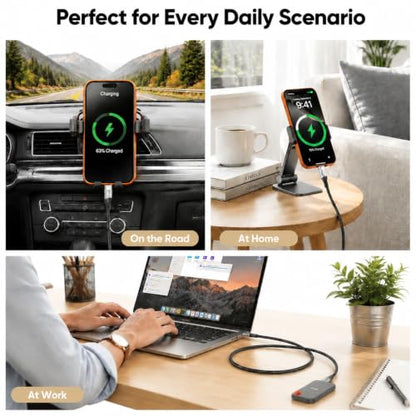 USB C 3.2 Gen 2 Cable 10ft, Long 8K@60Hz Display 20Gbps Data 240W Charge - color: 10FT