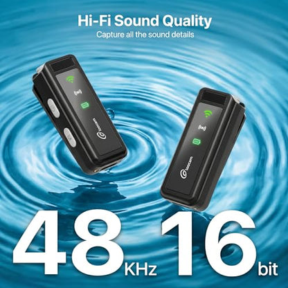 Loocam Mini Microphone for iPhone with Charging Case