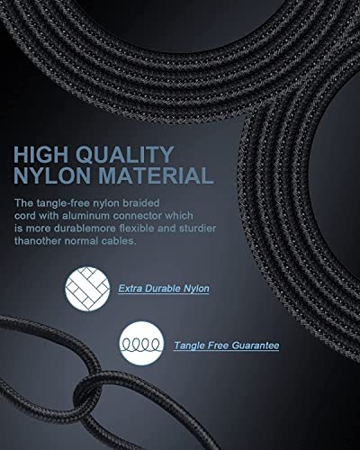 iPhone 17e 17 Pro Max Charger Cable Fast Charging, Android Charging Cable - color: 2Pack-Black, White, size: 6FT, style: USB C to USB C