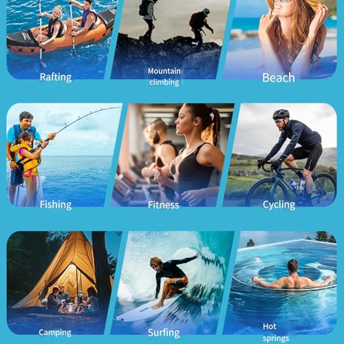 Waterproof Phone Bag Phone Storage Bag Touch Screens Transparent Keep Valuables Safe and Dry for Water Sports Beach - color: Yellow