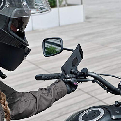 Shapeheart Motorbike Phone Holder & Detachable Magnetic Weatherproof Pouch - size: XL - Smartphone up to 16,5 cm (6.49")