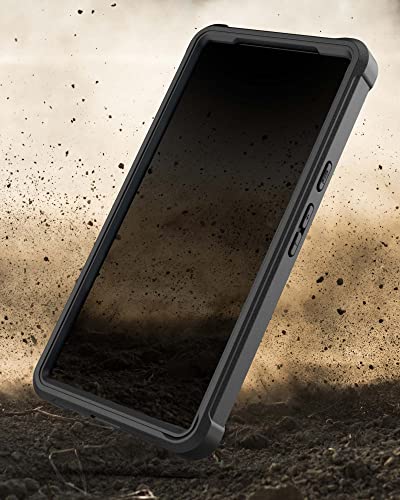 ENCASED Falcon Designed for Pixel 6 Rugged Case, Protective Full Body Phone Armor for Google Pixel 6 (Black) - style: Falcon Case