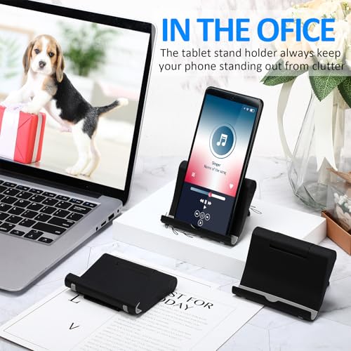 Wenqik 36 Pcs Cell Phone Stands Foldable Tablet, Black - color: Black