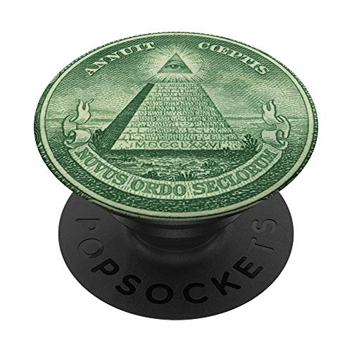 Pyramid sign part one dollar banknote PopSockets PopGrip: Swappable Grip for Phones & Tablets