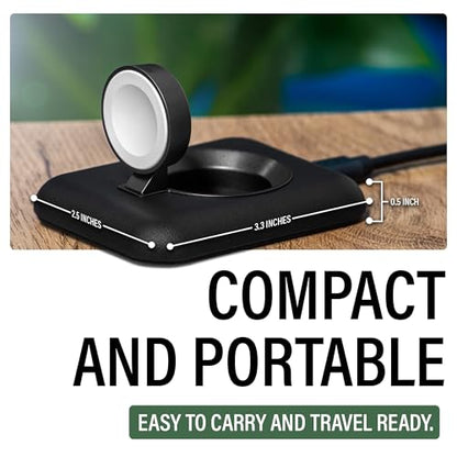 Nimble Charger Stand for Apple Watch, 15W Fast Charging with USB-C Cable