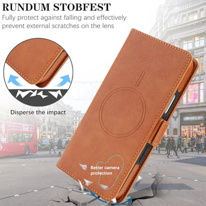 for Google Pixel 10 / 10Pro Wallet Case Compatible with Magsafe, 2 in 1 Leather Flip 3 Card Holder Magnetic Detachable Cover Q1 (Gray, Google Pixel 10 / 10Pro) - color: Gray, size: Google Pixel 10 / 10Pro