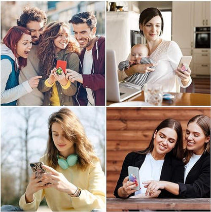 (6 Pack) Cell Phone Grip,Mobile Phone Finger Foldable Holder Stand for Smartphones and Tablets - Love Quotes - color: Py001