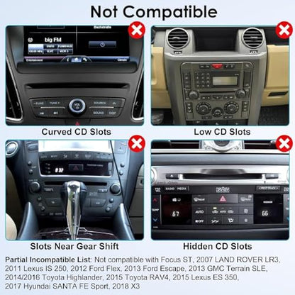 EEEKit 2 in 1 CD Slot Tablet Car Mount, CD Player Car Phone Holder
