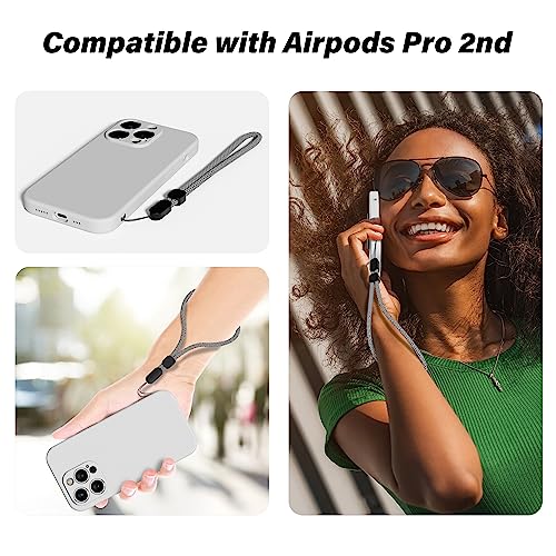 oakxco Lanyard Compatible with Airpods Pro 2 Loop - color: Black White