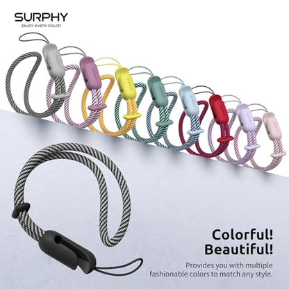 SURPHY 2 Pack Phone Lanyard, Phone Wrist Strap for Case, Camera Wrist Strap - color: Black & Black