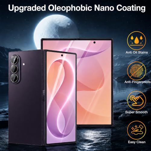 6 Pack for Samsung Galaxy Z Fold 7 / Z Fold 8 Ultra Screen Protector - size: 6.50 inch