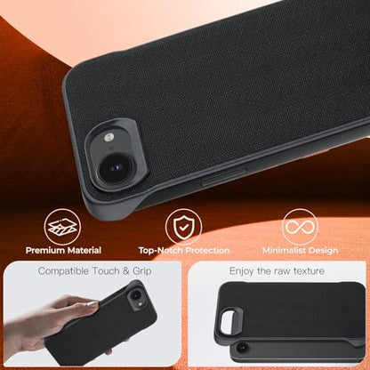 Phone Case Crafted for iPhone 16e,Black - color: Black, size: iPhone 16e