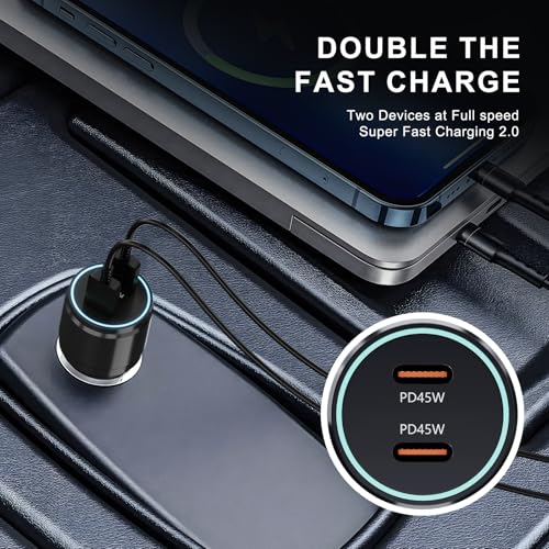 Samsung 45W USB-C Charger, 45W PPS Super Fast USB-C Wall/Car Charger